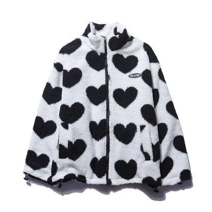 Ashely | Reversible heart jacket - Seldom Seen Styles