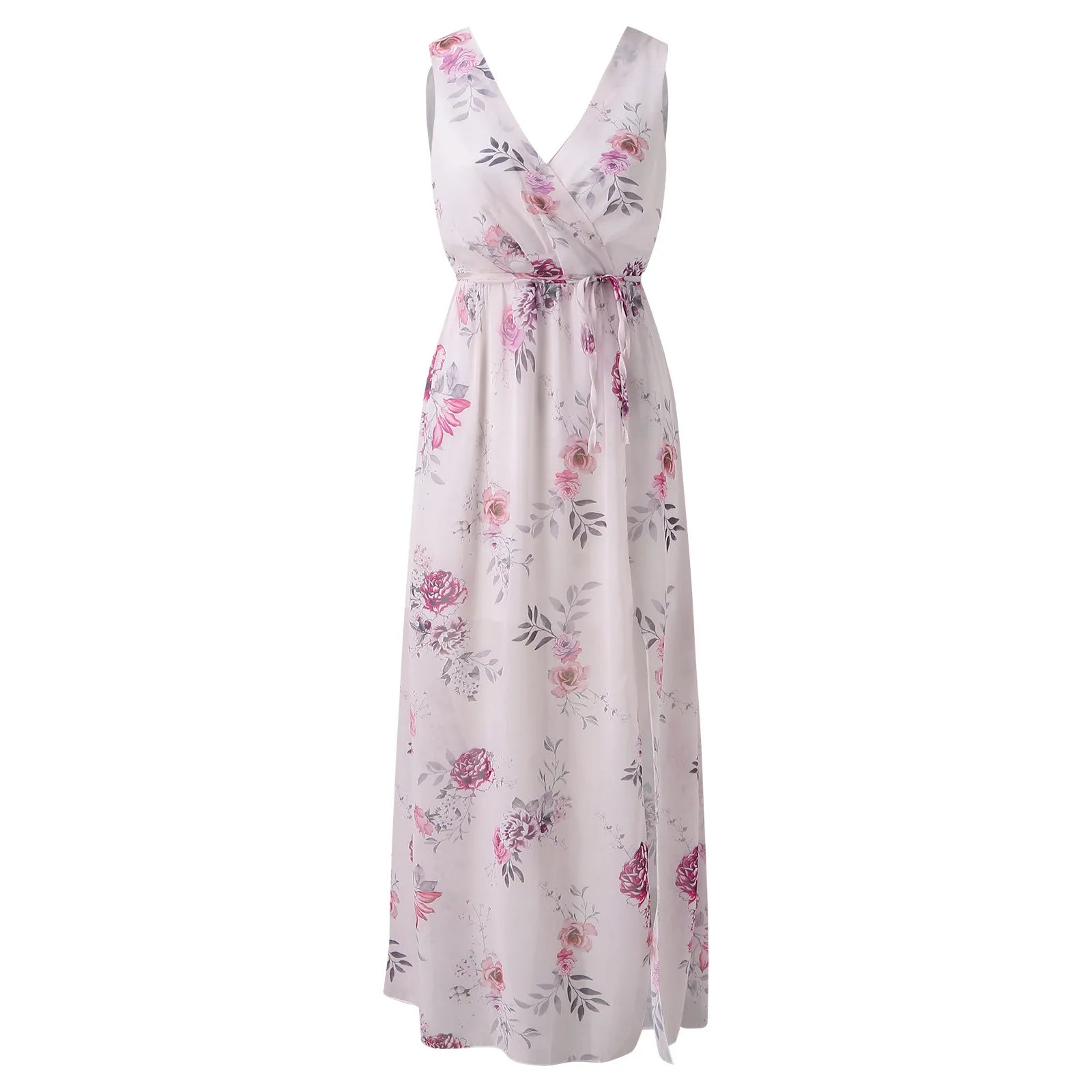 Women's Modern Bloom Slit Maxi Dress for All Occasion - Seldom Seen Styles