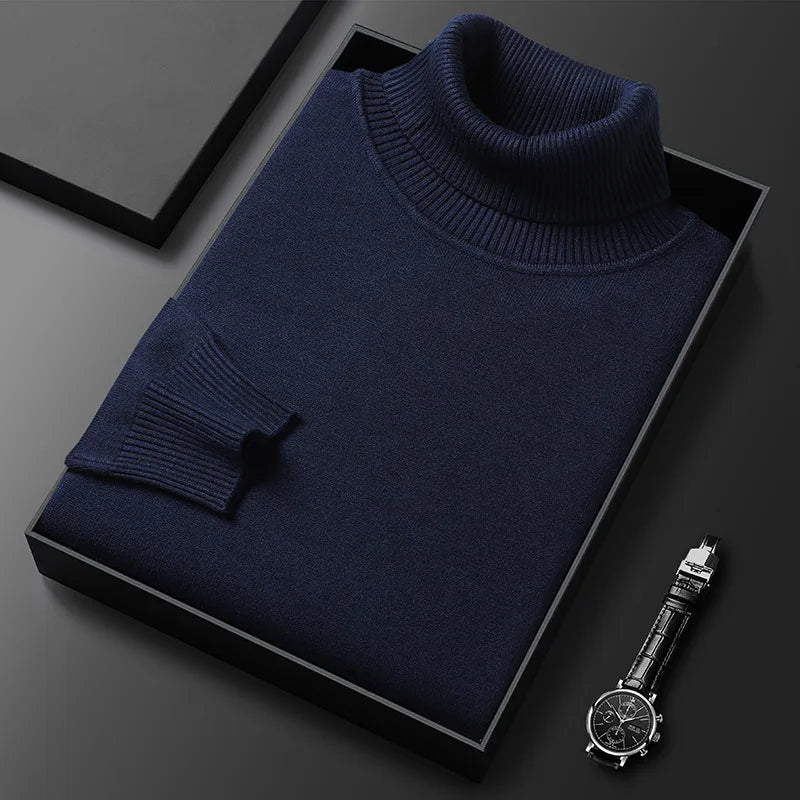 Langdon Cashmere Turtleneck - Seldom Seen Styles