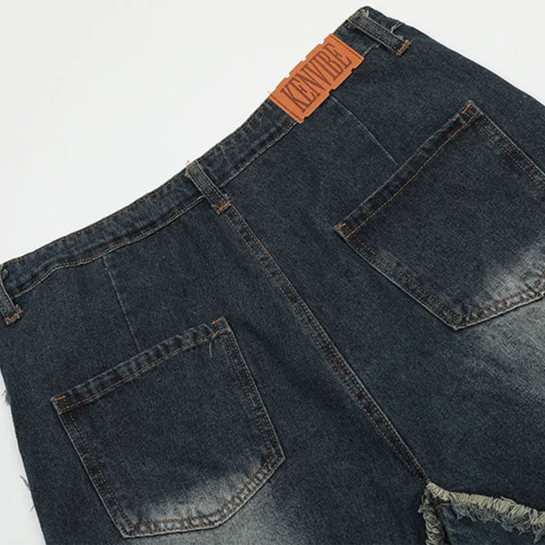 Star Denim Shorts - Seldom Seen Styles