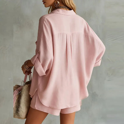 Haven Beck Orlinda Linen Matching Set Two-Piece Casual Outfit