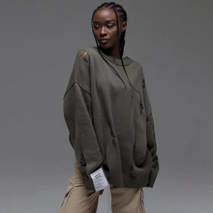 Decorative Cut Sweater