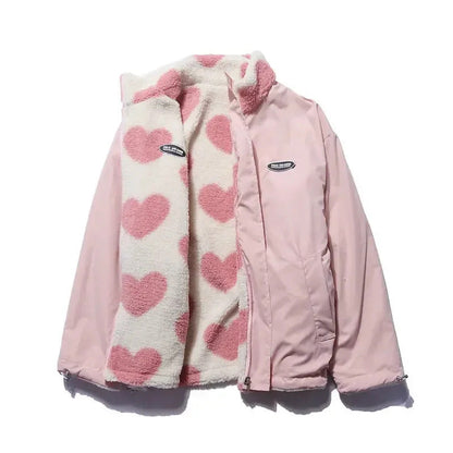 Ashely | Reversible heart jacket - Seldom Seen Styles