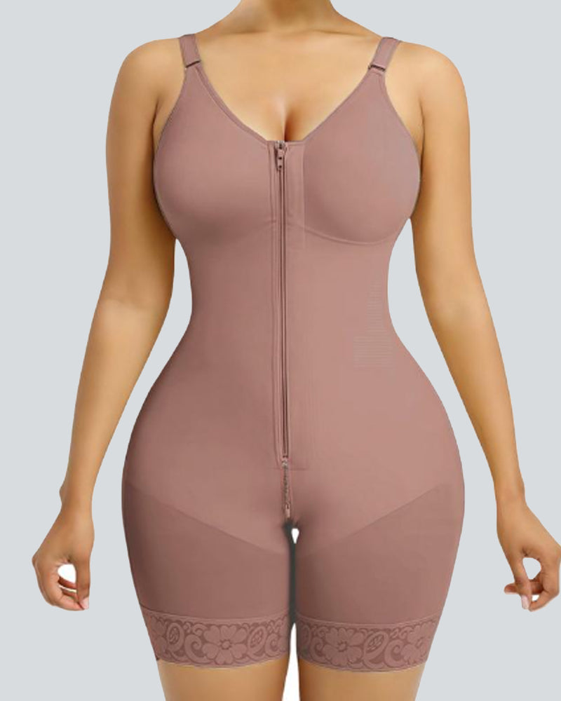 Women's Tummy Control Butt Lifter Shapewear Zipper Crotch Fajas Colombianas Slimming Body Shaper