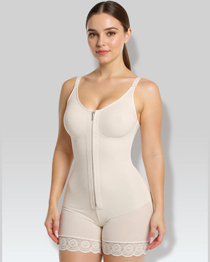 Women's Tummy Control Butt Lifter Shapewear Zipper Crotch Fajas Colombianas Slimming Body Shaper