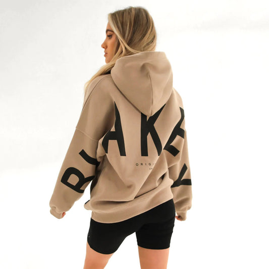 Isabel Oversized Hoodie - Beige - Seldom Seen Styles