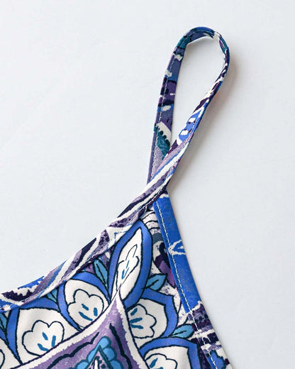 Robe longue d'été à imprimé cachemire et col en V pour femme, ample et fluide, style bohème, idéale pour les vacances