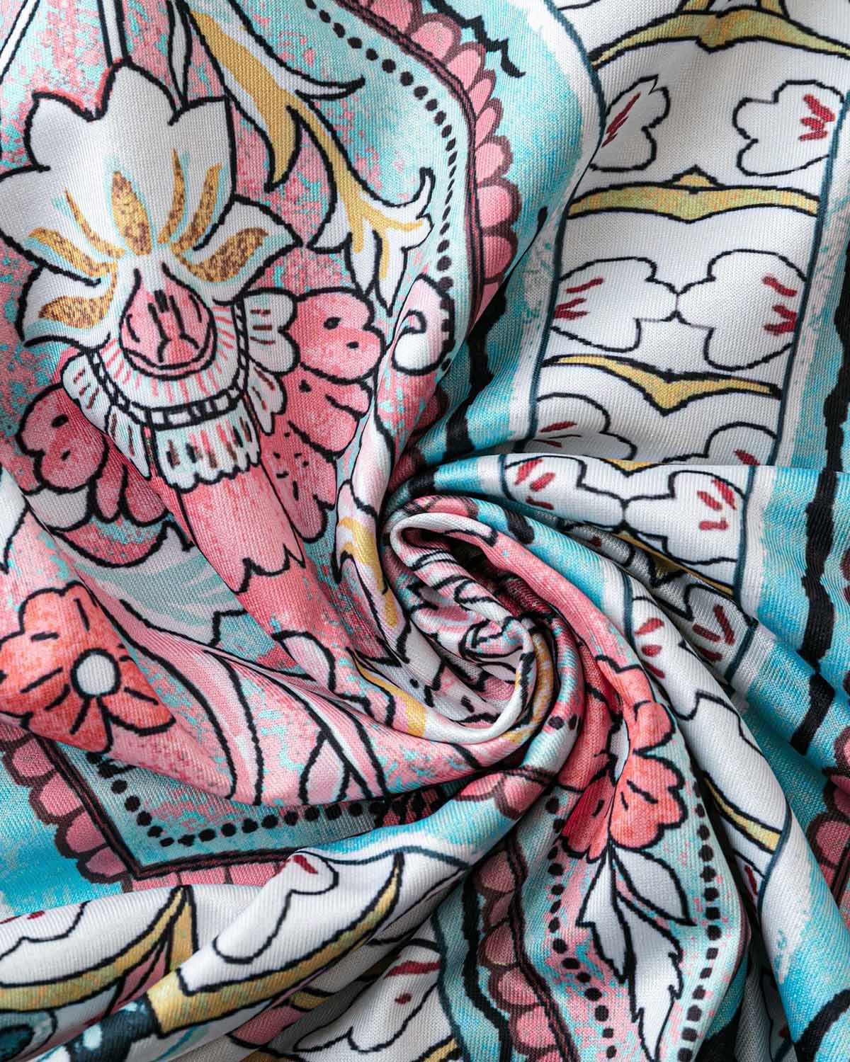 Women's Summer Paisley Floral Maxi Dress V Neck Loose Flowy Vacation Boho Long Sundress - Seldom Seen Styles