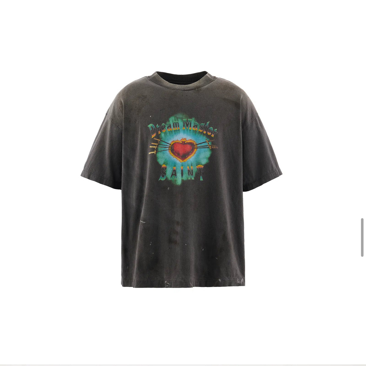 SS T-SHIRT / HEART-BLACK - Seldom Seen Styles