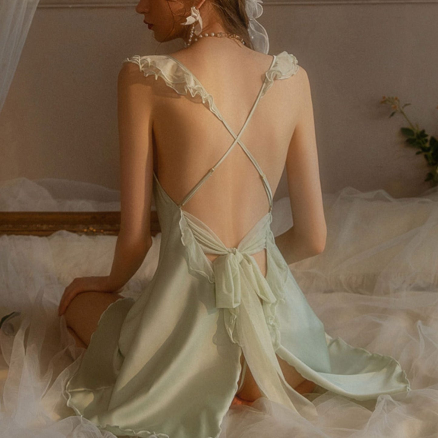 DANIELLE SILKY SWEETHEART LINGERIE SLIP - Seldom Seen Styles