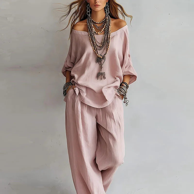 Paulina Off Shoulder Co-ord Set