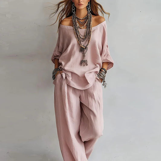 Paulina Off Shoulder Co-ord Set