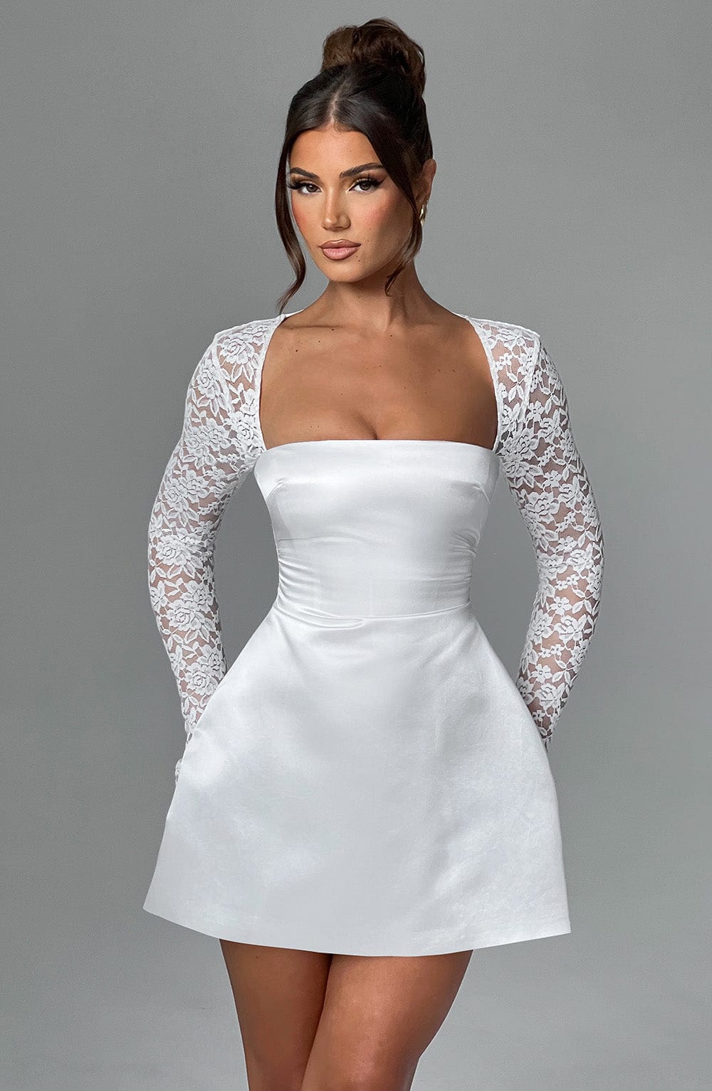 Sadie Mini Dress - Ivory - Seldom Seen Styles