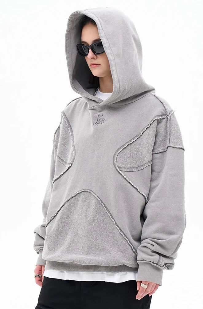 Vintage Washed Deconstructed Forgiveness Hoodie - Seldom Seen Styles