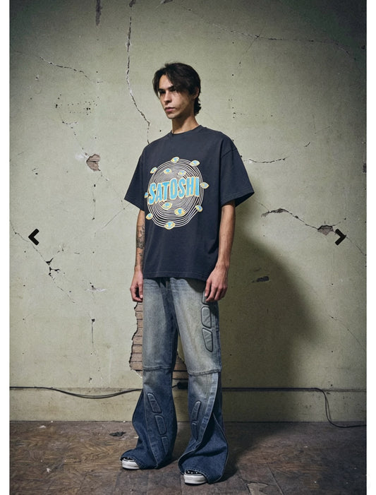 Satoshi Nakamoto 'Eye of the Storm' Tee - Seldom Seen Styles