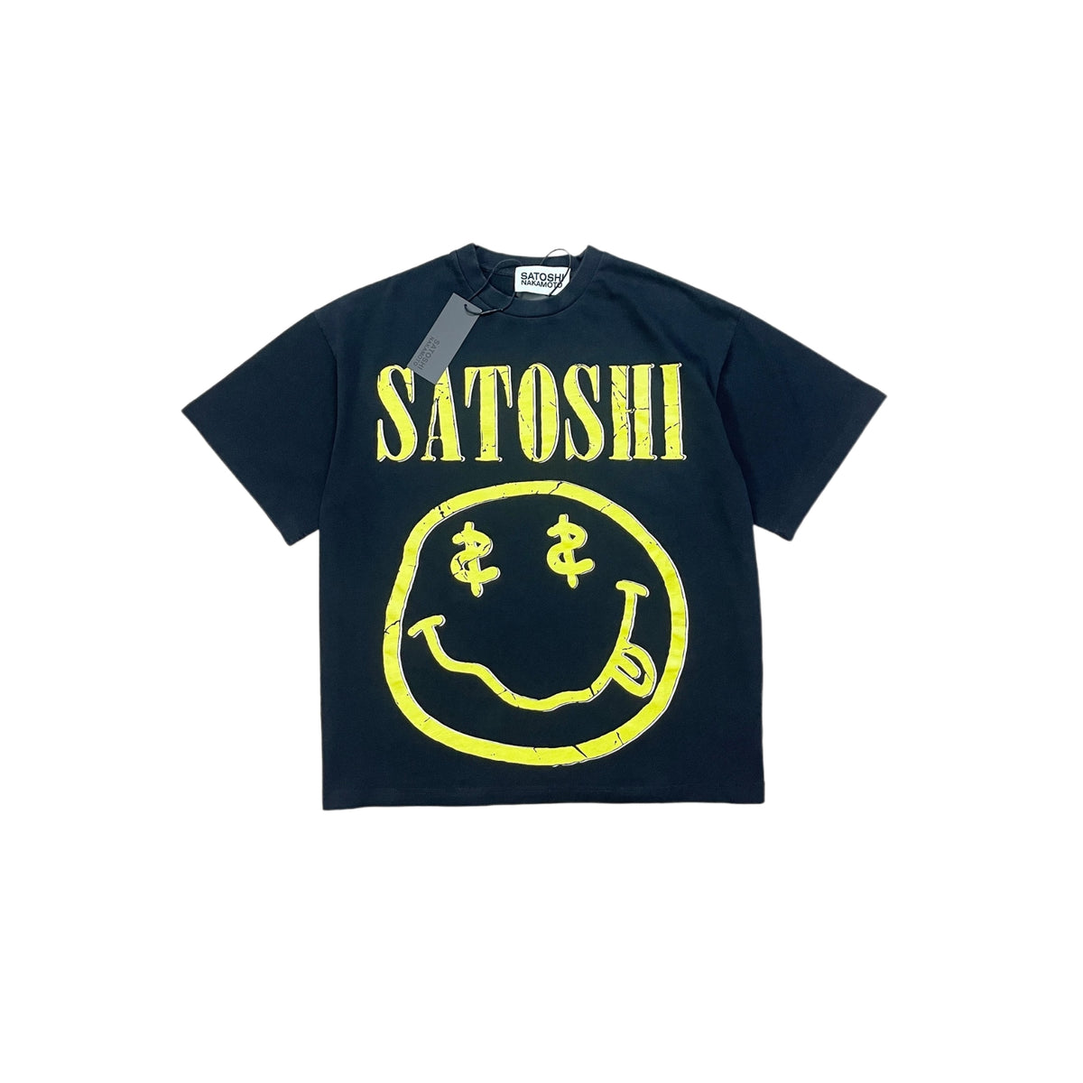 Satoshi Nirvana Smiley Tee - Seldom Seen Styles