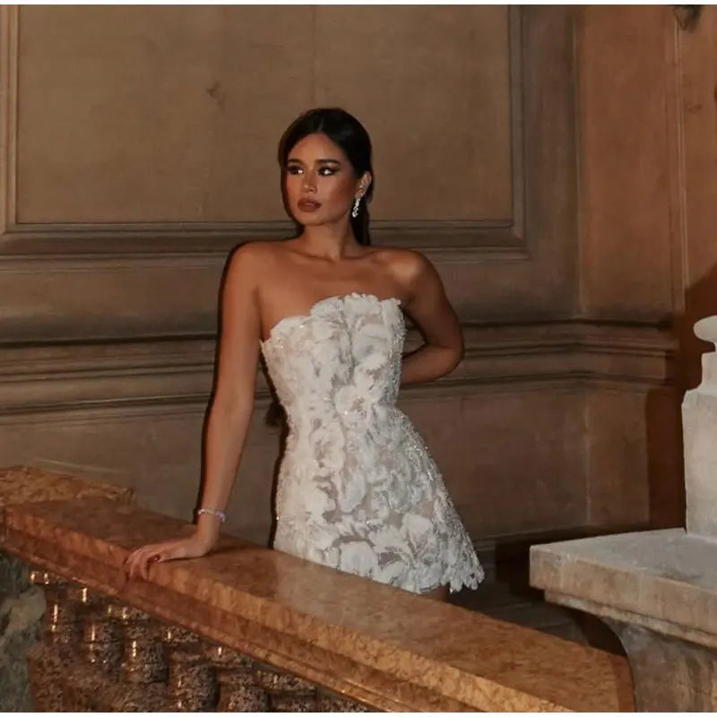 WHITE EMBROIDERED FlowerS MINI DRESS - Seldom Seen Styles