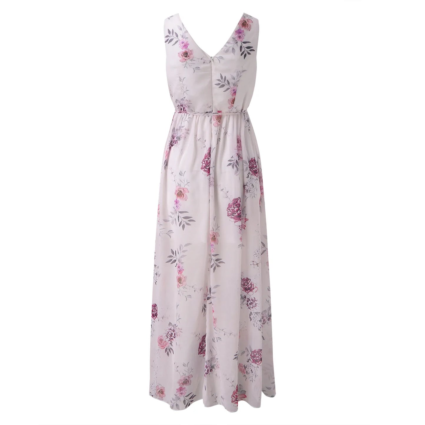 Women's Modern Bloom Slit Maxi Dress for All Occasion - Seldom Seen Styles