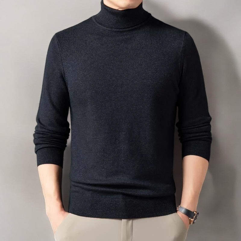Langdon Cashmere Turtleneck - Seldom Seen Styles