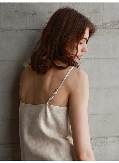 Women’s Linen V-Neck Camisole Top