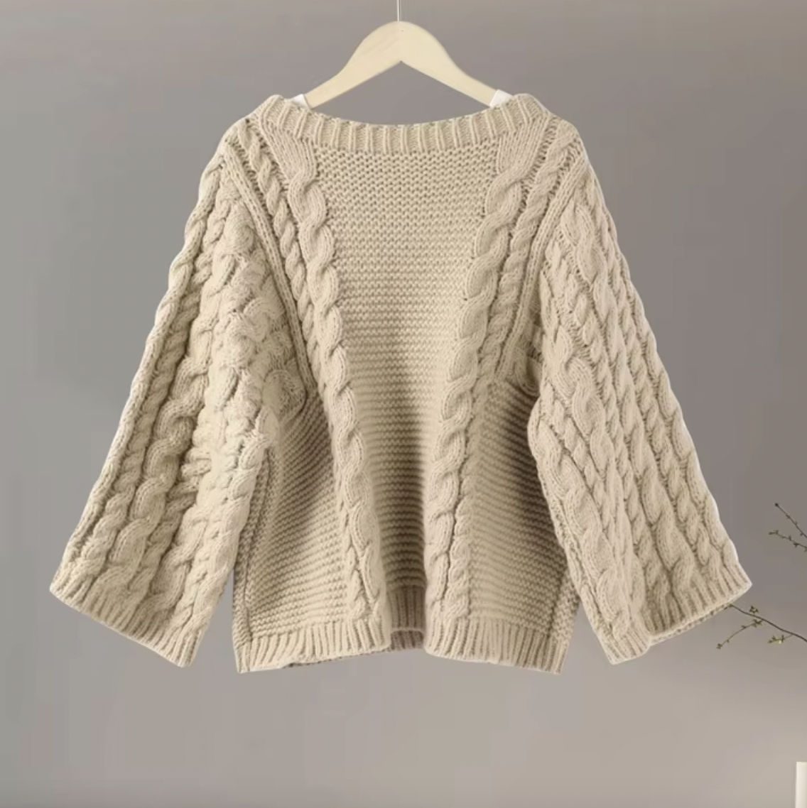 TINA OVERSIZED FALL CHUNKY SWEATER - Seldom Seen Styles