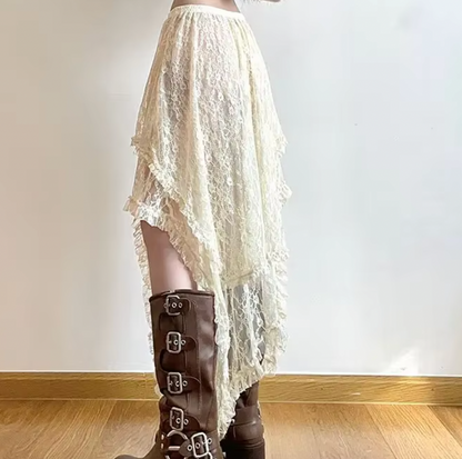 JUPE LONGUE EN DENTELLE RACHEL