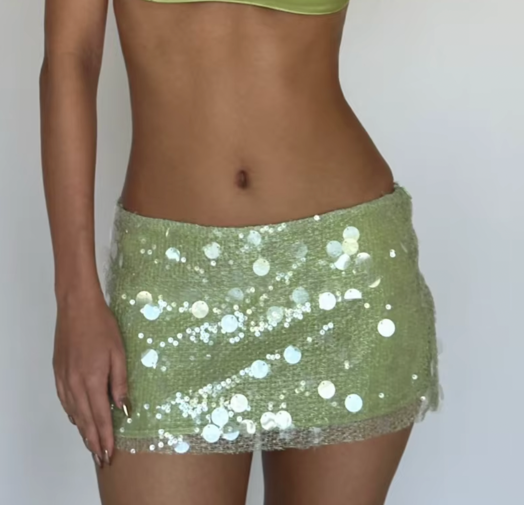 LUCIEN SEQUIN MINI SKIRT - Seldom Seen Styles