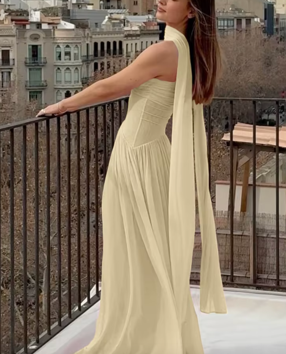 LAYLA STRAPLESS RUCHED DRESS - Seldom Seen Styles