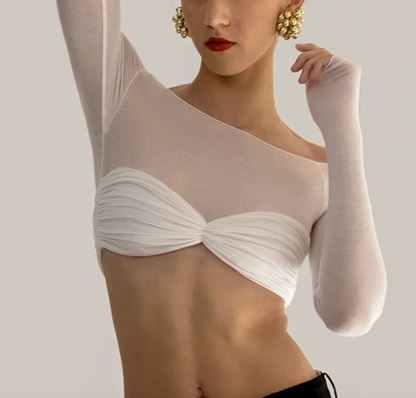 Haut court à manches longues LARA