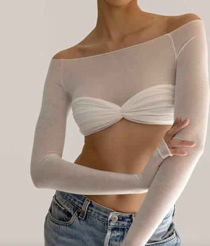 Haut court à manches longues LARA