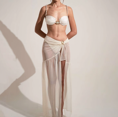 ENSEMBLE BIKINI ZILARA AVEC JUPE ASSORTIE