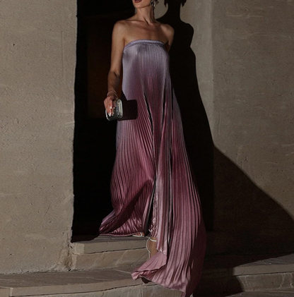 ROBE PLISSÉE SANS BUSTES SORA