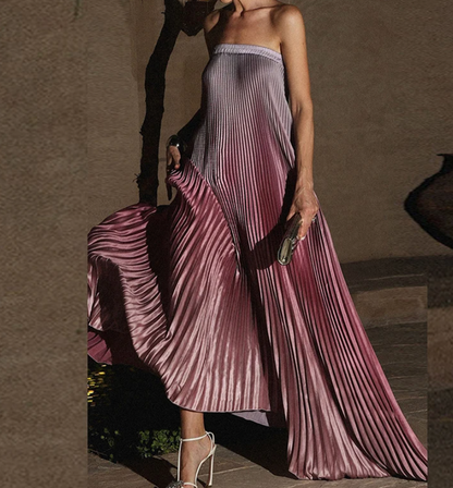 ROBE PLISSÉE SANS BUSTES SORA