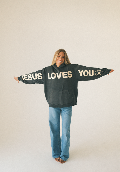 Sweat à capuche Jésus <3 Toi