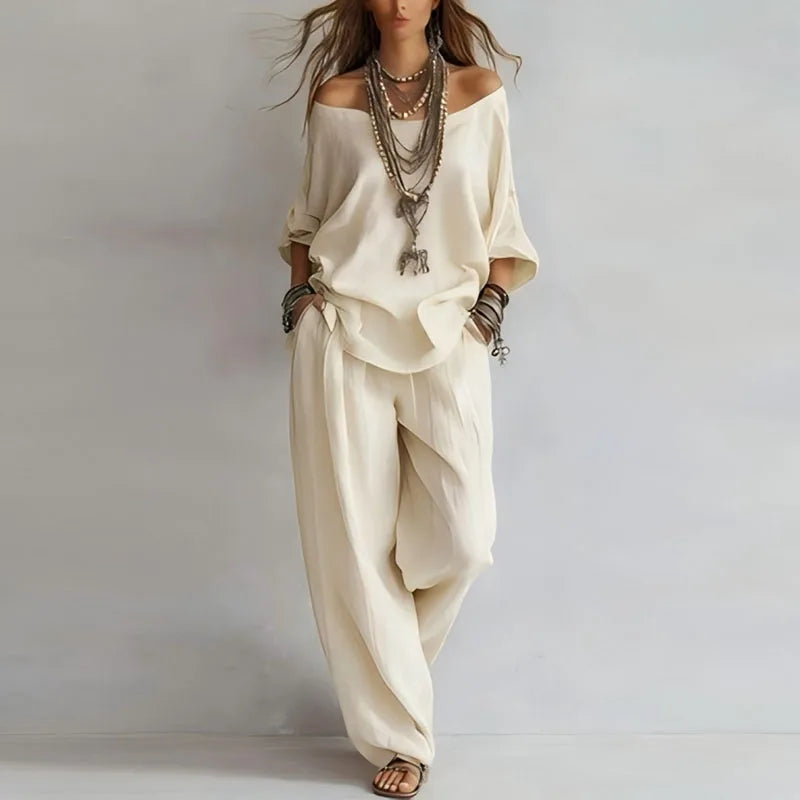 Paulina Off Shoulder Co-ord Set