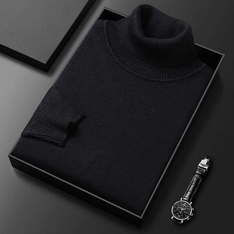 Langdon Cashmere Turtleneck - Seldom Seen Styles