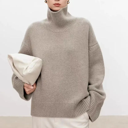 Valora Cashmere High-Neck Sweater