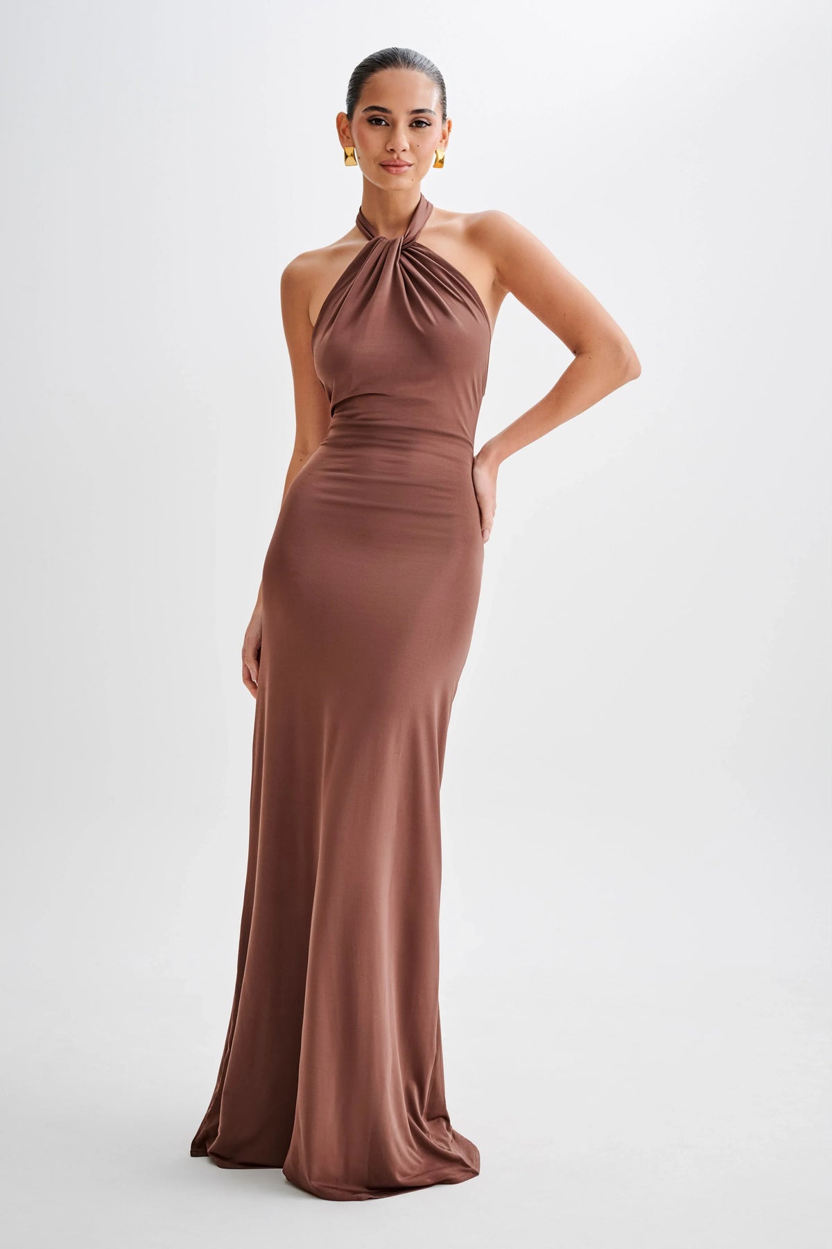 Seta | Halter Maxi Dress - Seldom Seen Styles