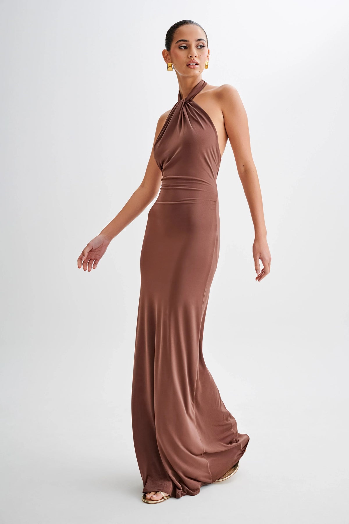 Seta | Halter Maxi Dress - Seldom Seen Styles