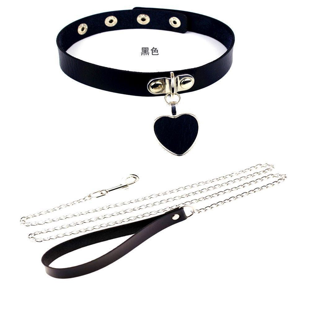 Sexy Lingerie Accessories Eye Mask Fashion Hand-Torn Stockings Dog Chain Neck Toy Lace Temptation - Seldom Seen Styles