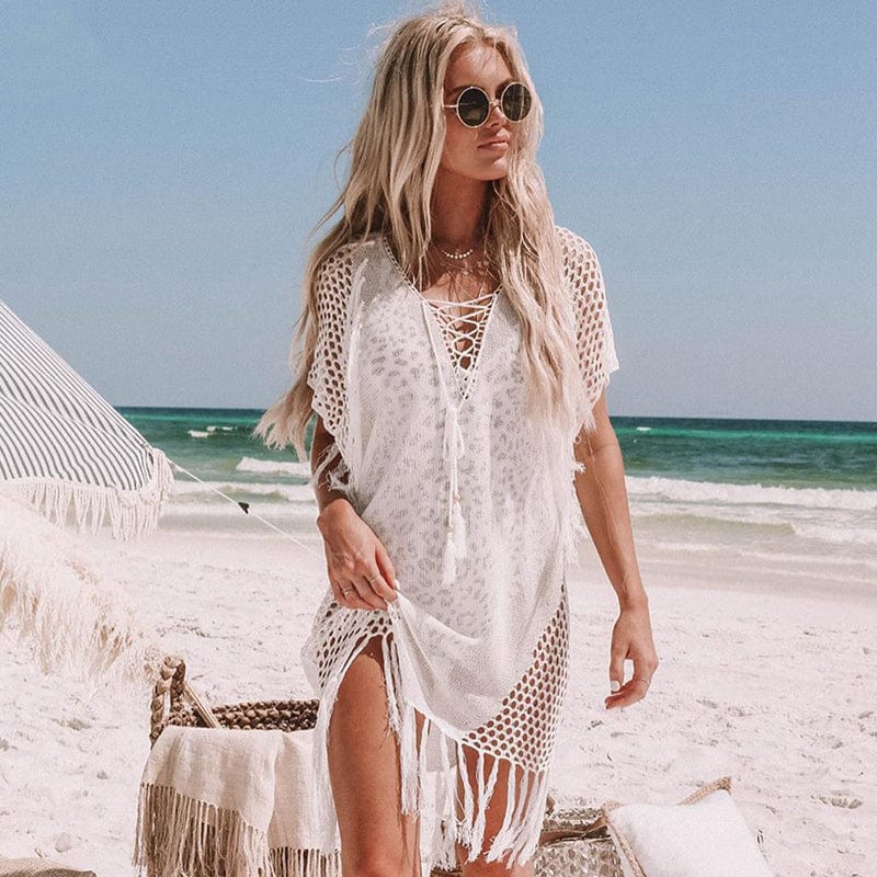 Sexy Tassel Beach Cover Up - Seldom Seen Styles