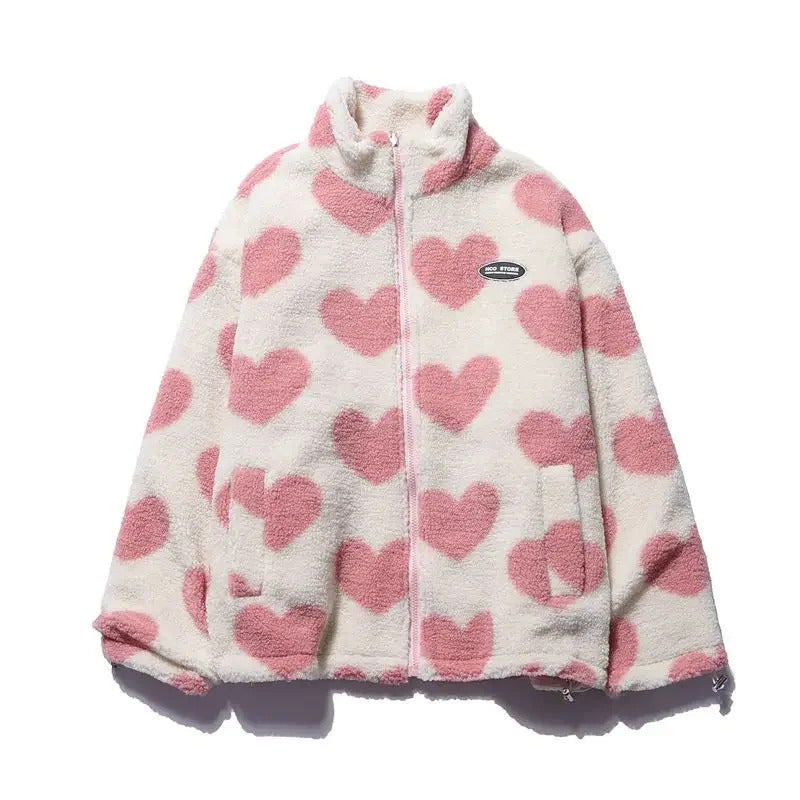 Ashely | Reversible heart jacket - Seldom Seen Styles