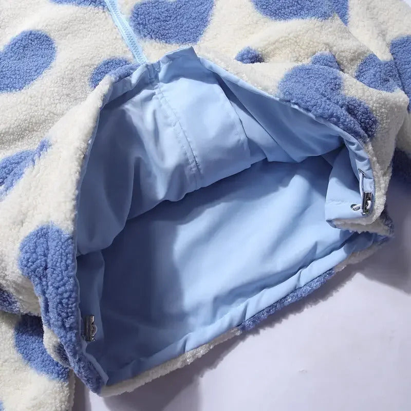 Ashely | Reversible heart jacket - Seldom Seen Styles