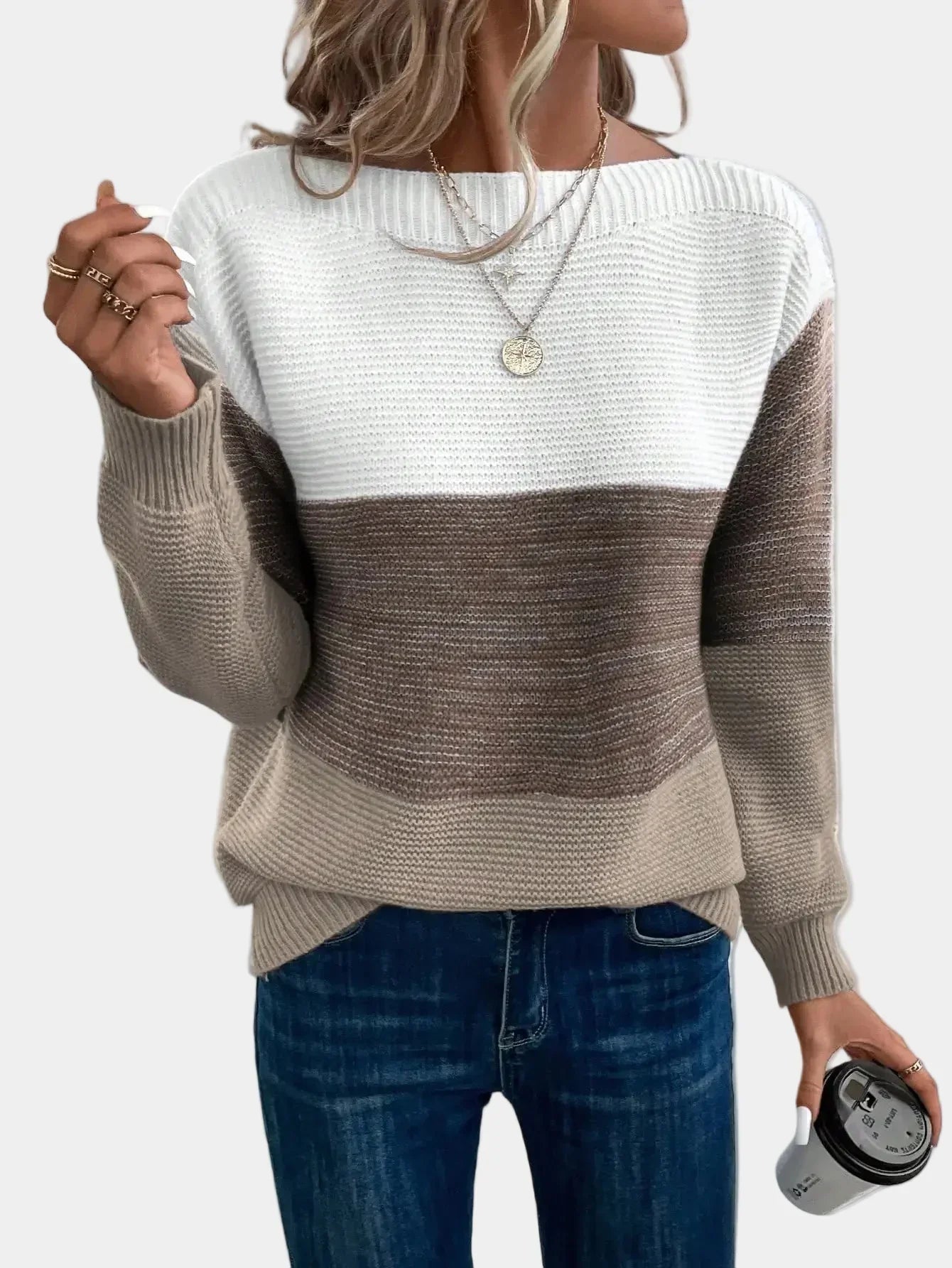 Cyraline | Stylish Knit Sweater - Seldom Seen Styles