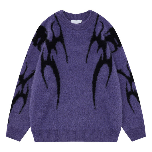 Shaggy Oversize Knit Sweater WN10450 - Seldom Seen Styles