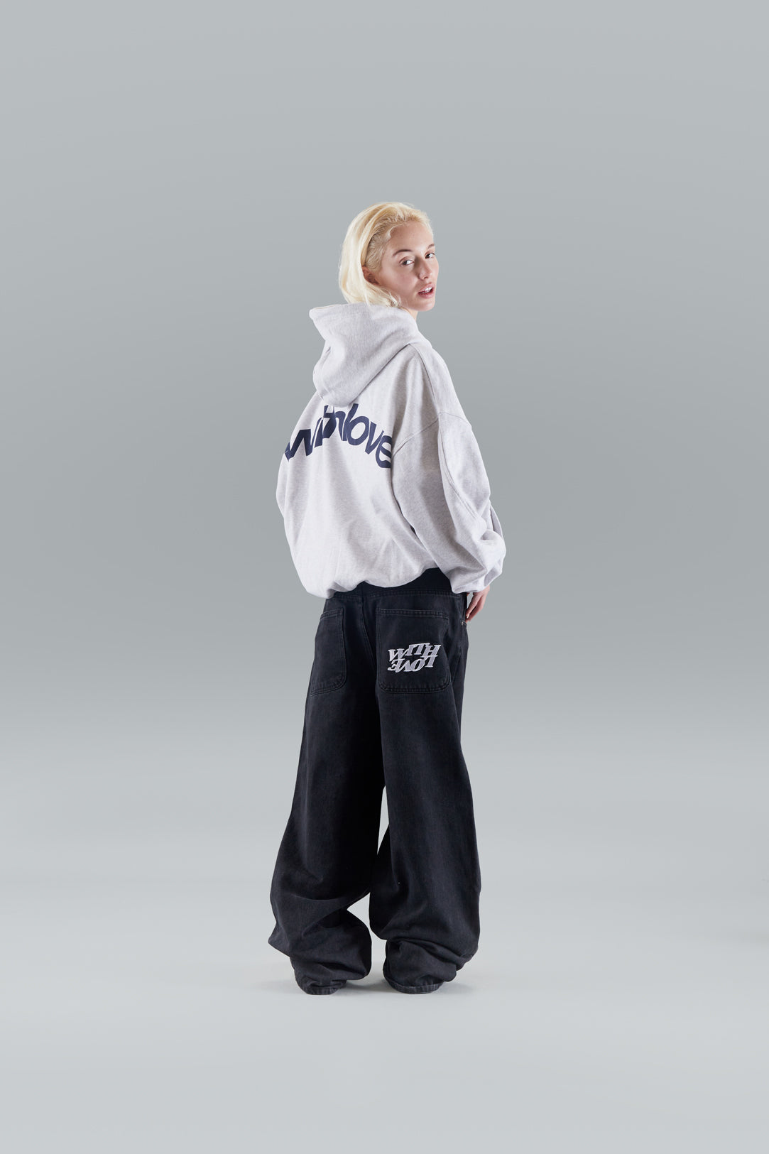 Sign Light Grey Hoodie - Seldom Seen Styles