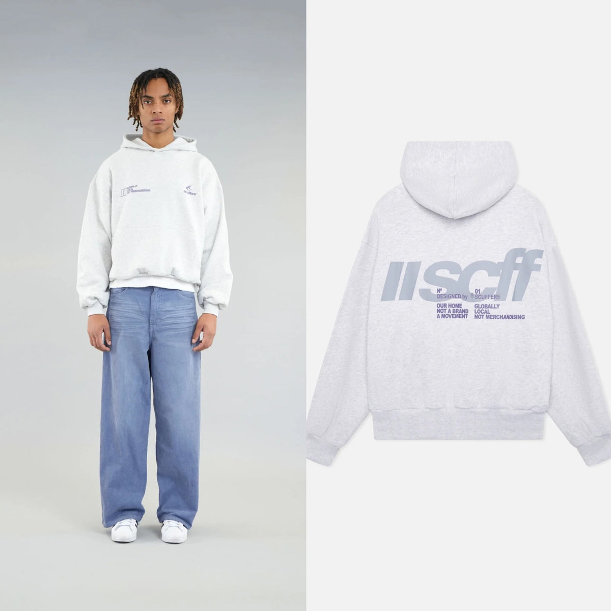 Sign Light Grey Hoodie - Seldom Seen Styles