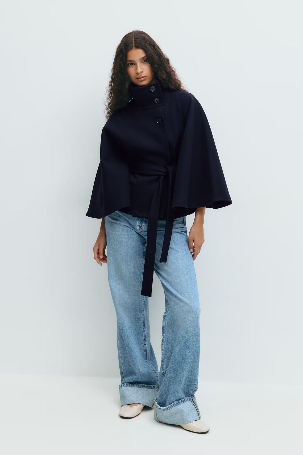 Solenne Cape Coat - Seldom Seen Styles
