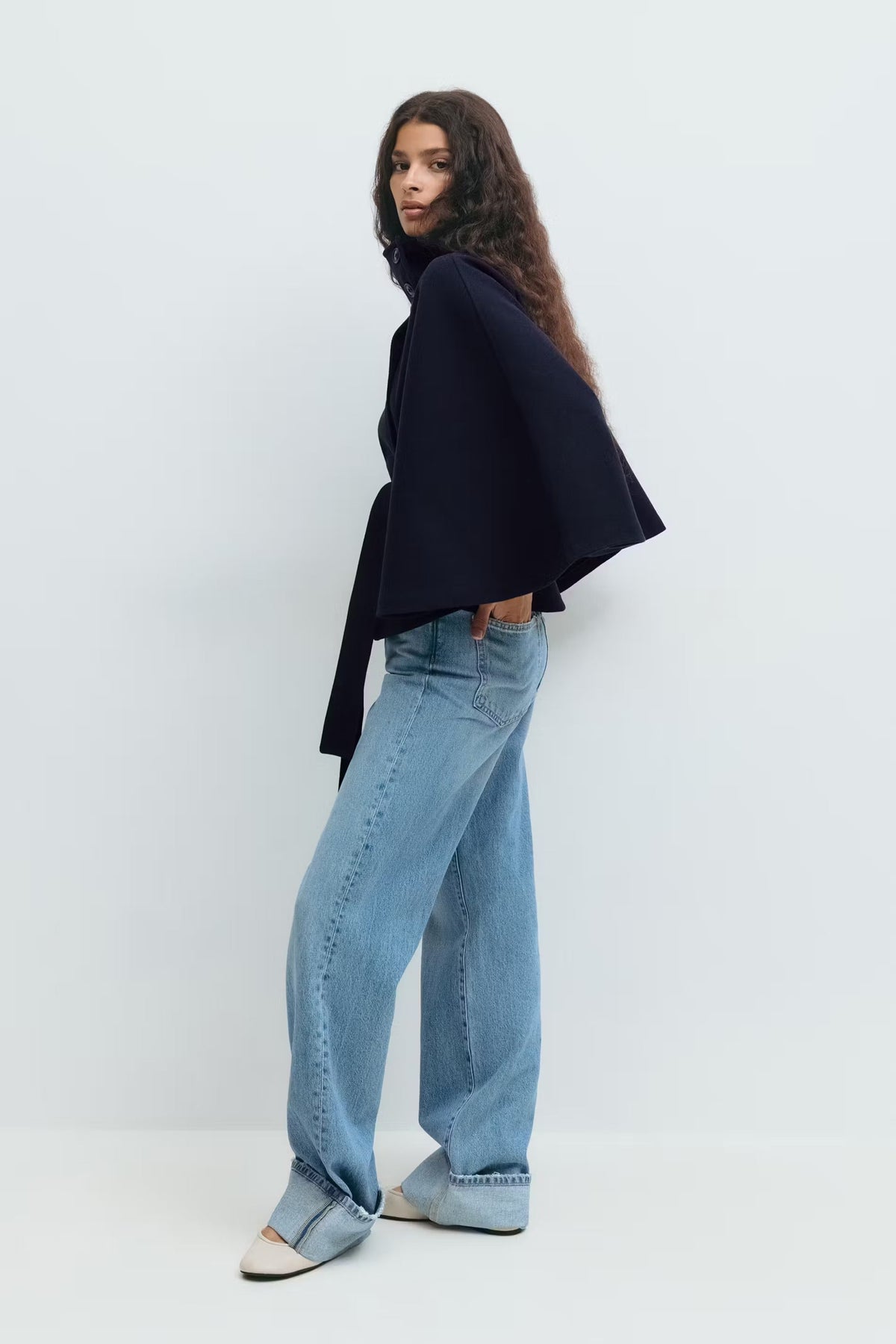 Solenne Cape Coat - Seldom Seen Styles