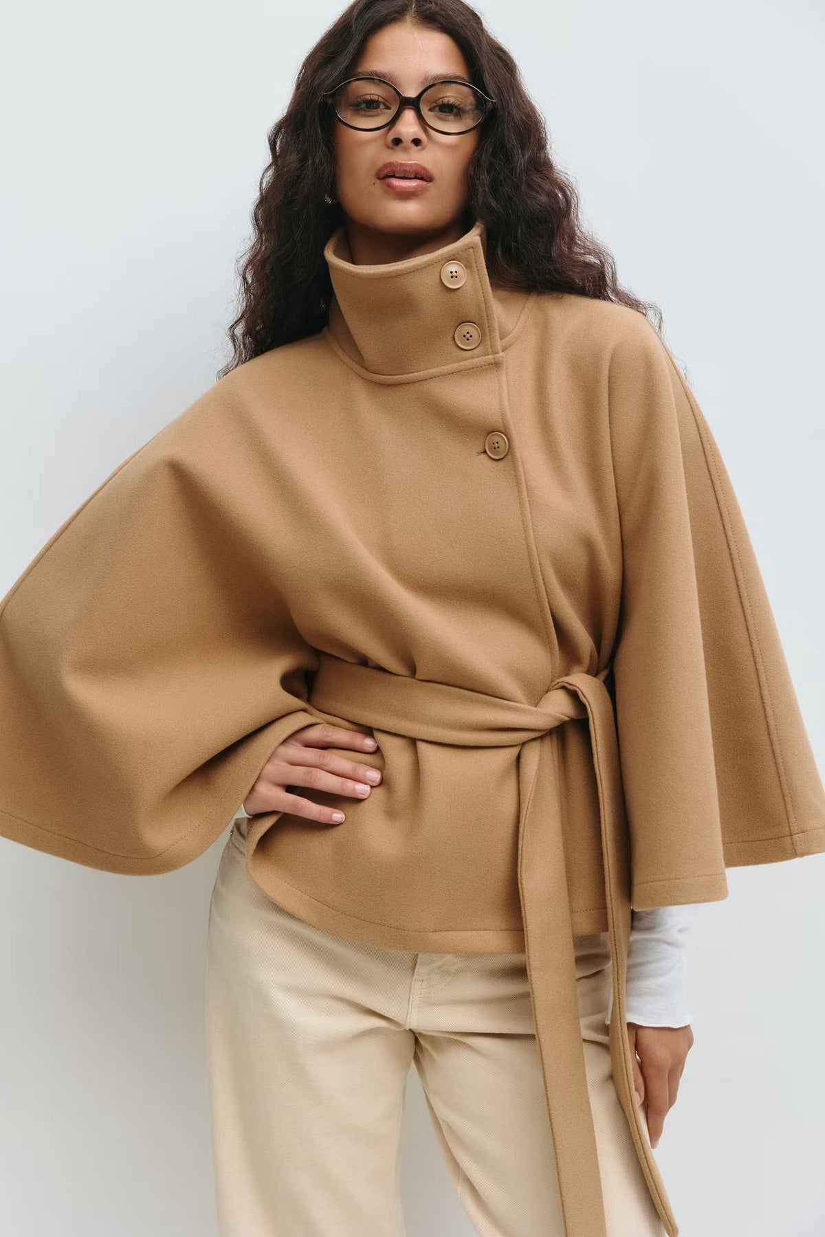 Solenne Cape Coat - Seldom Seen Styles